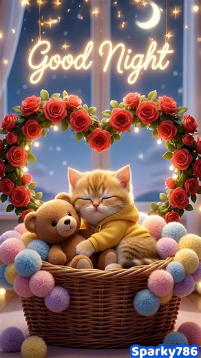 Good Night Cute Kitten Sweet Dreams Animation 🌙🐱 | Adorable Bedtime Wishes. good night cute kitten animation, sweet dreams kitten video, good night wishes animation, cute kitten bedtime animation, good night sweet dreams video, relaxing night animation, adorable kitten good night, bedtime wishes with kitten, calm night cute animation, sweet dream kitten clip #GoodNight #SweetDreams #CuteKitten #GoodNightWishes #BedtimeVibes #NightAnimation #CuteAnimation #PeacefulNight #SleepTight #CozyVibes |