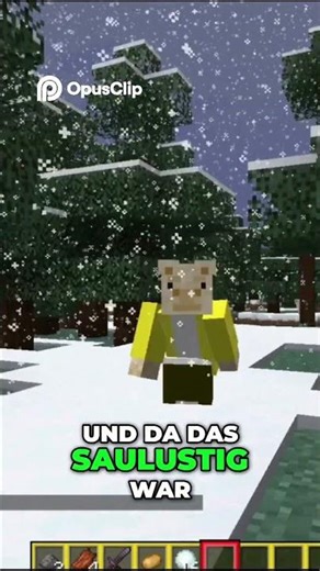 Minecraft Winterbau Event Alman baut im Schneesturm! #almanya #minecraftserver #weihnachten2025