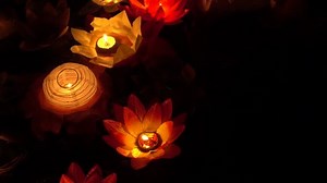 Floating Paper Lanterns On Water Night Stock Footage Video (100% Royalty-free) 18939014 | Shutterstock