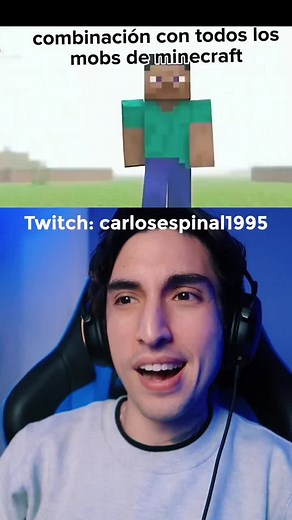 Reacción a la combinación de skins en Minecraft