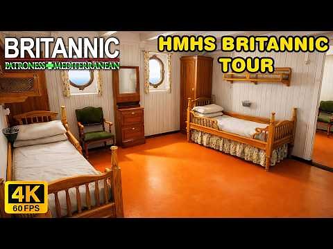 Virtual Tour of the HMHS Britannic | Patroness of the Mediterranean | 4K