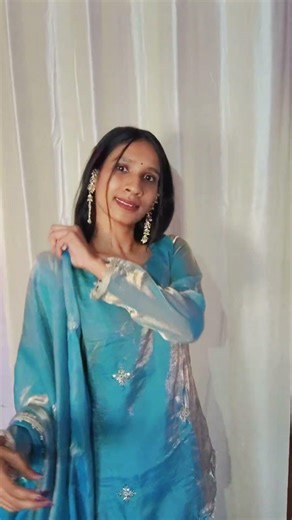 Stunning Sharara Set for Wedding Guest ✨🍒💙#meesho #viral #sharara #shortsfeed #ootd #youtubeshorts