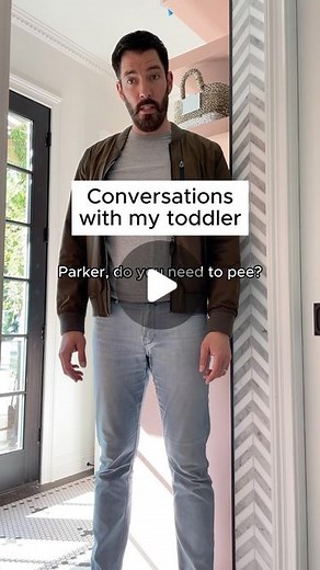 Drew Scott on Instagram: "Potty training is going great 🤪 #ParentingBeLike #parenting"