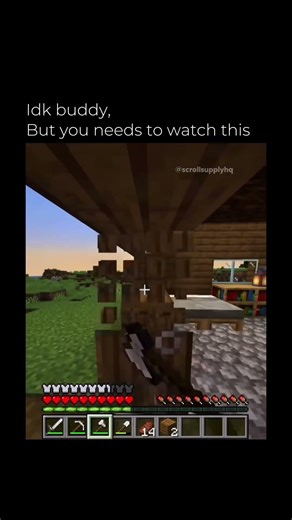 This Minecraft House Should Be Impossible… 🤯 #minecraft #shorts