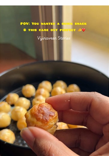 2-Ingredient Cheese Puff Balls | Easy Tea Time Snack #easyrecipe #iftar2026 #ramadan2026 #explore #fyp
