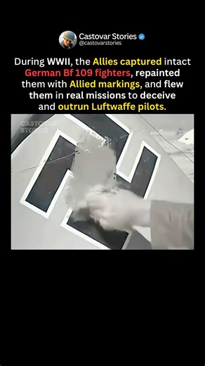 Captured Bf 109s Turned Against the Luftwaffe #shorts