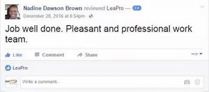 4.6K views | Watch a slideshow of reviews on our page... | LeaPro pest control | Facebook