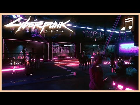 CYBERPUNK 2077 Ambient Soundtrack | 1 HOUR Lizzie's Bar Club Ambience