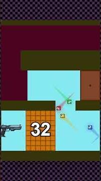 Intense Square Racing & Shooting Game