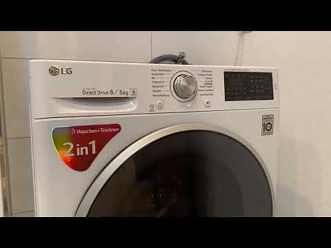 LG Direct Drive Waschtrockner - Trochnerfunktion