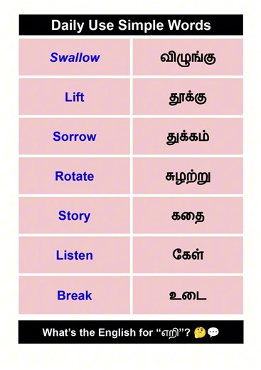 Part 12 | Daily Use Simple Words | #shorts