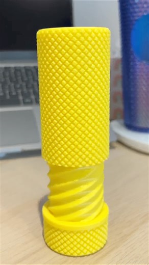 ASMR Knurled 3D Print Container - Coolest Container In The World Right Now.