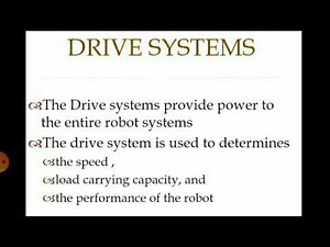 Robot drive systems