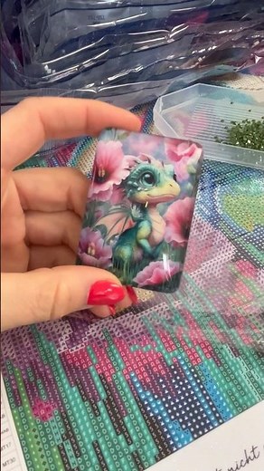 Diamond painting for beginners! 🤗💚 #tipsandtricks #tutorial