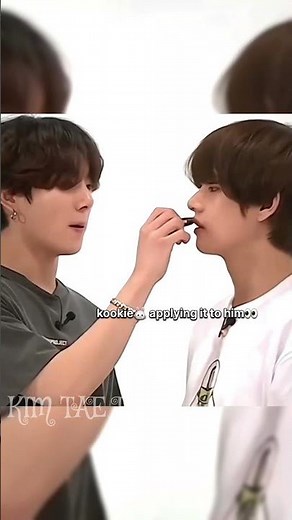 the way tae🐻 feeling deeply their indirect kiss😳🤫#bts #taekook #shorts