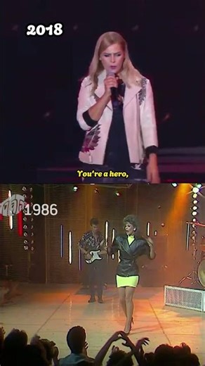 After 32 years she still has the same voice as ever #cccatch #causeyouareyoung #80s #80smusic