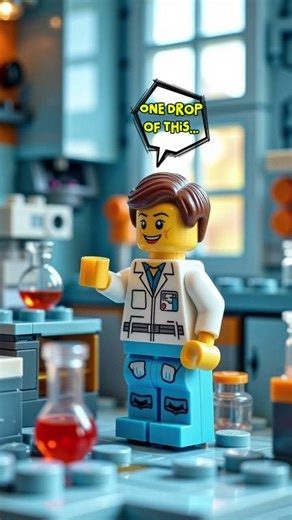 LEGO Scientist’s Explosive Discovery! 💥 #shorts