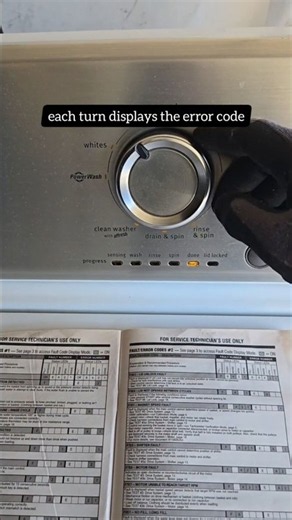 How to Enter Diagnostic Mode & Read Maytag Washer Error Codes #aspecoappliancerepair #errorcodes