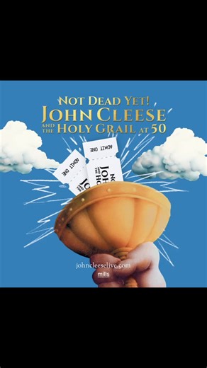 John Cleese on Instagram: "Bring your silliest questions and stories about “Monty Python and The Holy Grail” to a 50th Anniversary Celebration of the movie featuring a screening and LIVE Q&A session. You must cross the BRIDGE OF DEATH or go to www.johncleeselive.com to get tickets.喝 #montypythonandtheholygrail"