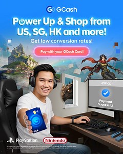581K views · 2.6K reactions | Looking for your favorite PlayStation and Nintendo titles online? 類 Power Up and shop with low conversion rates from the US, SG, HK, and more!  Pay with your GCash Card now! G-Xchange Inc. (GXI) is regulated by the Bangko Sentral ng Pilipinas (BSP). To know more, Visit the GCash Help Center or call us at 2882 (Globe/TM) / (02) 7213-9999 (Globe Landline), or Internet Call through the Help Center. | GCash | Facebook