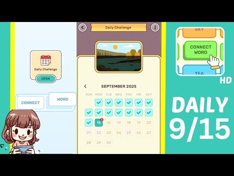 Connect Word Daily Challenge September 15 Answers Walkthrough