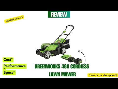Best Cordless Lawn Mower for Small Yards? | Greenworks 48V 17" Mower Review