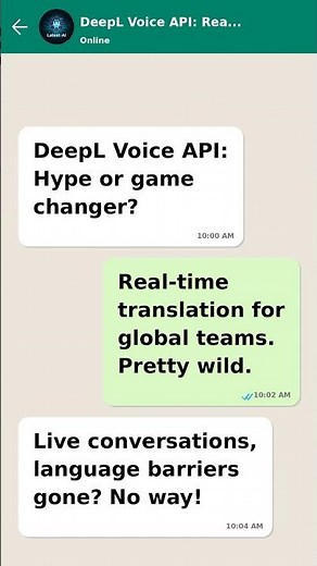 DeepL Voice API: Real-Time Translation for Global #Shorts
