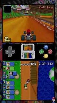 (308) Yoshi Falls Mario Kart DS - Shorts Game Play