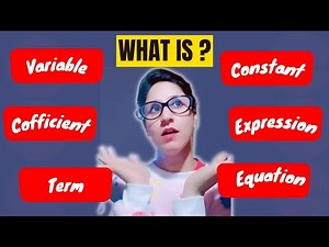 What is Variable, Coefficient, Term, Constant, Expression and Equation #maths #mathematics