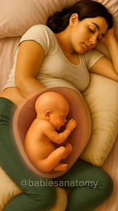 Safe Sleeping Position for Moms 🤰💤 A peaceful night means a healthy baby 💝 #sleeptips #pregnancy #fetaldevelopment #pregnancyjourney #babies | BabiesAnatomy