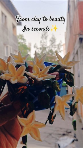 “Handmade Clay Flowers That Look Real 😍🌼”“Super Clay Flower Magic 🌼💫”