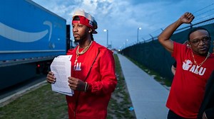 Workers watch Amazon unionization efforts unfold in New York, Alabama