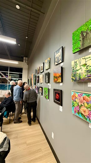 ✨ February Meeting & Opening Reception ✨ What a wonderful evening celebrating our February meeting alongside the opening reception of our new show: ‘Small Scale, Big Impact’ at @thelink_innovationpark The exhibition features such a beautiful and thoughtful collection of work by our talented members—proof that small works can truly leave a lasting impression. 🤍 Thank you to everyone who came out to support, connect, and celebrate art together. And a big thank-you to The Link for generously hosti