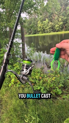 BULLET CASTING BASICS #shorts #fishing #trending