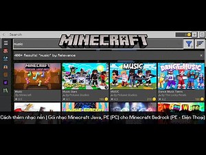 Cách thêm nhạc nền | Gói nhạc Minecraft cho Minecraft Bedrock (PE - Điện Thoại)