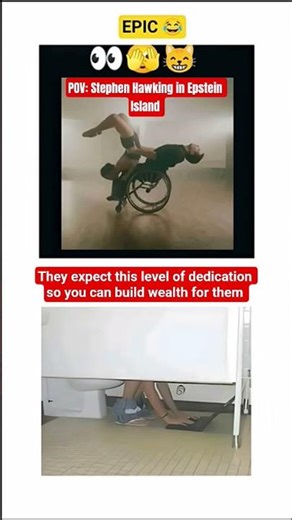 “Stephen Hawking watching corporate expectations like… 😂” #funny #memes #epsteinfiles #shorts #usa