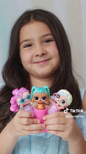 Create, play, display mer-mazing color change tail on their favorite L.O.L. Surprise! Mermaids! Tots! 💕🧜‍♀️✨