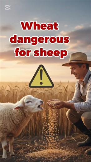 The Hidden Danger of Wheat for Sheep and goat ⚠️