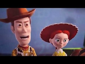 Toy Story 2 1999 Woody,Jessie and Prospector Stinky Pete argument conversation fight funny scene