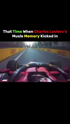 Leclerc's Muscle Memory Kicked In #shorts #f1 #charlesleclerc