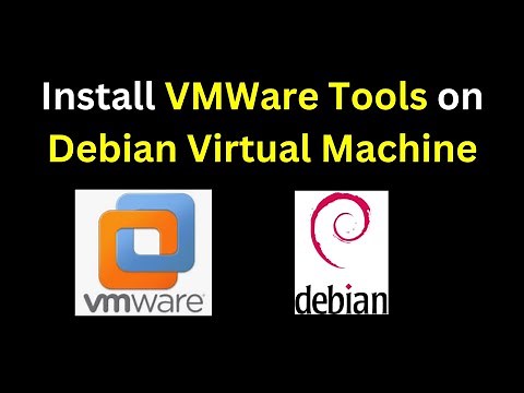 Install VMWare Tools on Debian Virtual Machine|Install VMWare tools in Linux Virtual Machine in 2024