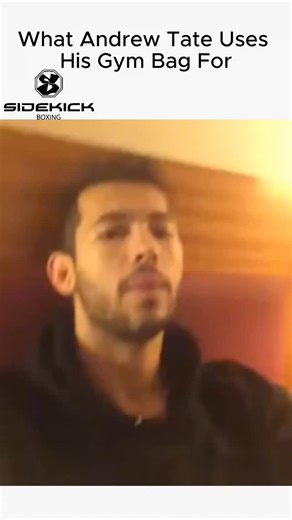 673 reactions · 14 shares | Why Andrew Tate needed a large gym bag. | Sidekick Boxing | Facebook