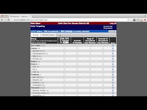 webElect | Targeting Voters