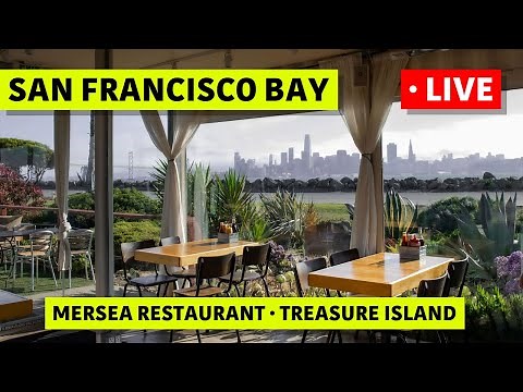 🔴 Mersea Restaurant LIVE Bay View · San Francisco Skyline, Golden Gate & Luxury Waterfront 🌉