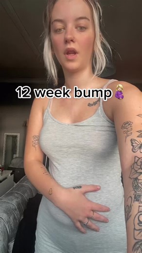 12 Week Pregnancy Bump Update by Kianaamelia
