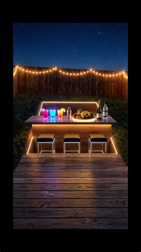 We Built a SECRET Sunken Bar in Our Backyard! 🍹 (DIY Time-Lapse)#shorts #diy