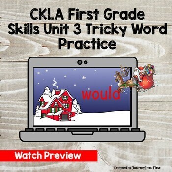 CKLA First Grade Unit 1-3 Skills Tricky Word Digital Activity