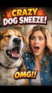 CraZy Dog SneeZe!! 🐶💦 #shorts #viral #viralshorts #funnyanimals