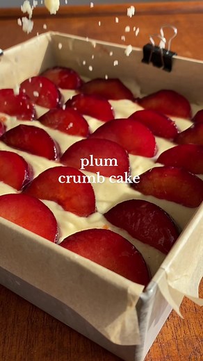 Late Summer Plum Cake Recipe | Delicious Plum Crumb Cake