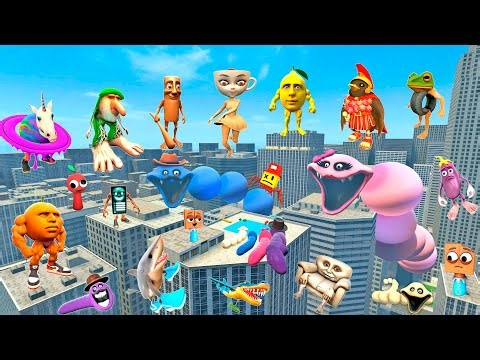 🏨 Big City Evolution New Italian AI Brainrot Memes Tralalero Tralala Tung Sahur Hungry Worm in Gmod